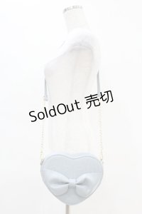 m petit by misako / ハートリボンショルダーバッグ  サックス H-25-04-15-1013-LO-BG-NS-ZH
