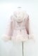 画像2: mellfy memory / Milky Sugar ribbon poncho コート M PINK H-25-04-15-1014-0-CO-NS-C042 (2)