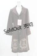 metamorphose / クラウンエンブレム刺繍入りコート サイズ1 ブラウン H-25-04-15-1016-ME-CO-NS-ZT-C063