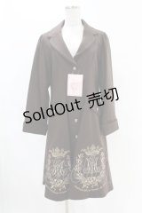 metamorphose / クラウンエンブレム刺繍入りコート サイズ1 ブラウン H-25-04-15-1016-ME-CO-NS-ZT-C063