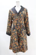 metamorphose / ゴブラン風くまちゃんコートワンピース サイズ1 黒(Black) H-25-04-15-1017-ME-CO-NS-ZH