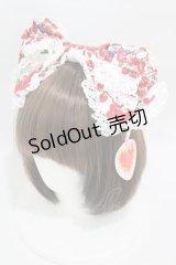 BABY,THE STARS SHINE BRIGHT / Strawberry Garden柄カチューシャ  生成り H-25-04-15-1003-BA-AC-NS-ZH