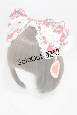 画像1: BABY,THE STARS SHINE BRIGHT / Strawberry Garden柄カチューシャ  生成り H-25-04-15-1003-BA-AC-NS-ZH