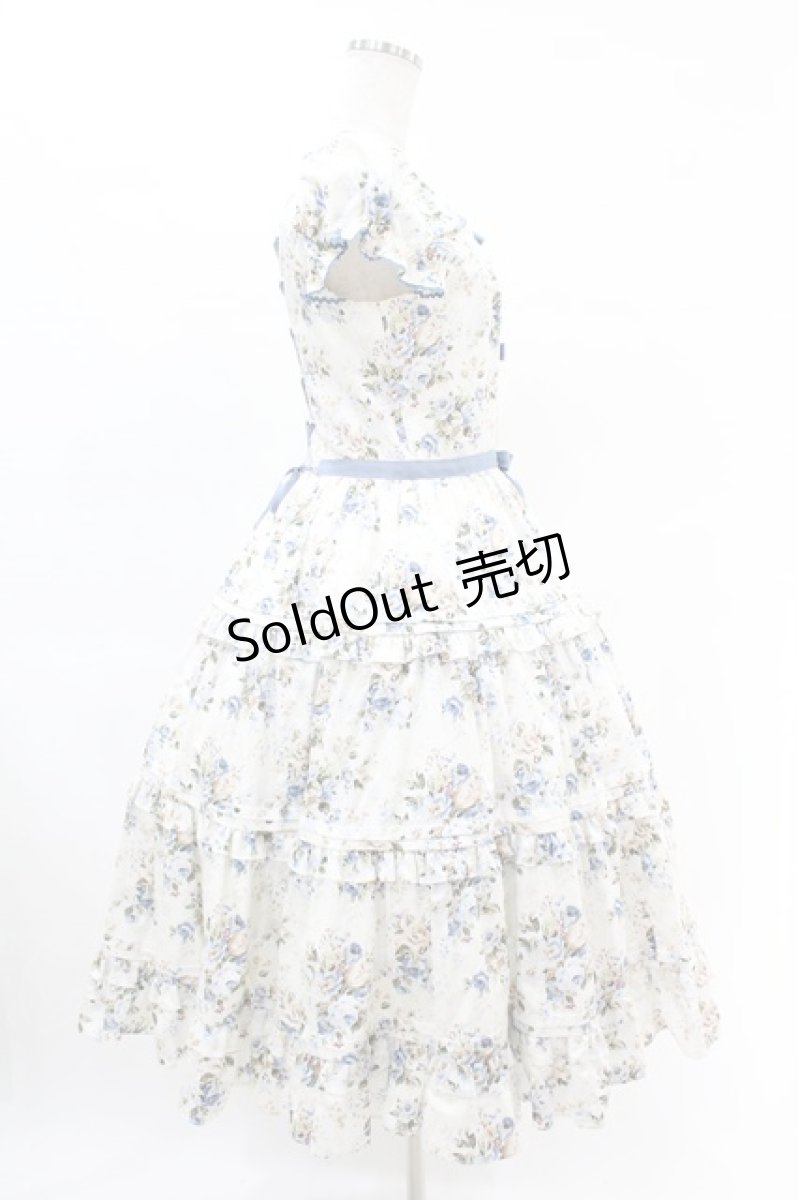 画像3: Victorian maiden / ロココブーケリボンティアードロングドレス FREE ブルー H-25-04-15-1018-CL-OP-NS-ZH (3)
