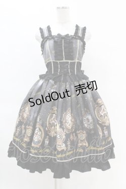 画像1: metamorphose / Clock Forest Night フリルジャンパースカート サイズ1 グレイッシュナイト(Grayish Night) H-25-04-15-1020-ME-OP-NS-ZH