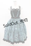 metamorphose / いたずら黒猫Wanted! サスペンダージャンパースカート サイズ1 ブルーグリーン(Blue Green) H-25-04-15-1021-ME-OP-NS-ZH