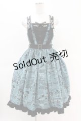 metamorphose / いたずら黒猫Wanted! サスペンダージャンパースカート サイズ1 ブルーグリーン(Blue Green) H-25-04-15-1021-ME-OP-NS-ZH