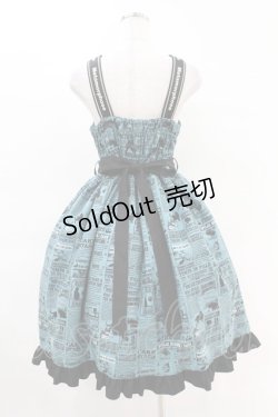 画像2: metamorphose / いたずら黒猫Wanted! サスペンダージャンパースカート サイズ1 ブルーグリーン(Blue Green) H-25-04-15-1021-ME-OP-NS-ZH