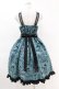 画像2: metamorphose / いたずら黒猫Wanted! サスペンダージャンパースカート サイズ1 ブルーグリーン(Blue Green) H-25-04-15-1021-ME-OP-NS-ZH (2)