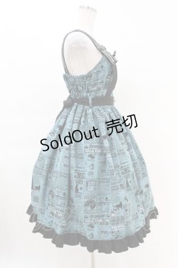 画像3: metamorphose / いたずら黒猫Wanted! サスペンダージャンパースカート サイズ1 ブルーグリーン(Blue Green) H-25-04-15-1021-ME-OP-NS-ZH