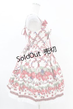 画像3: BABY,THE STARS SHINE BRIGHT / Strawberry Garden柄ジャンパースカートI Free 生成り H-25-04-15-1023-BA-OP-NS-ZH
