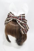 Angelic Pretty / Bunny Collegeクラシカルワンピースのカチューシャ  ブラウン H-25-04-15-1005-AP-AC-NS-ZH