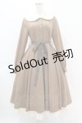 Favorite / フロントボタンロングワンピース M ブラウン H-25-04-15-1027-LO-OP-NS-ZH