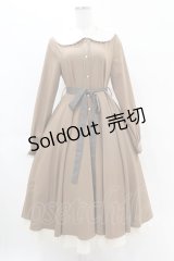 Favorite / フロントボタンロングワンピース M ブラウン H-25-04-15-1027-LO-OP-NS-ZH