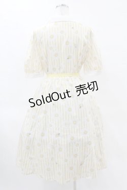 画像2: Melody BasKet / Marguerite honey beeワンピース  イエロー H-25-04-15-018-LO-OP-KB-ZH