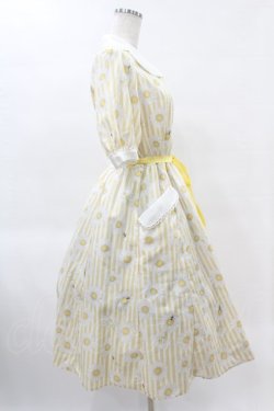 画像3: Melody BasKet / Marguerite honey beeワンピース  イエロー H-25-04-15-018-LO-OP-KB-ZH