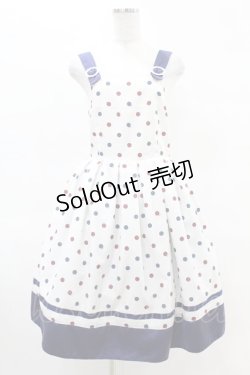 画像1: Emily Temple cute / MARINEノースリーブワンピース  マルチドット H-25-04-15-021-ET-OP-KB-ZH