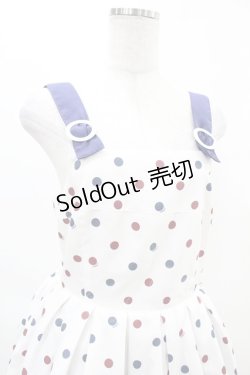 画像4: Emily Temple cute / MARINEノースリーブワンピース  マルチドット H-25-04-15-021-ET-OP-KB-ZH