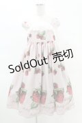 Melody BasKet / Natural Strawberryレースジャンパースカート  ピンク H-25-04-15-022-LO-OP-KB-ZH
