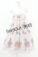 Melody BasKet / Natural Strawberryレースジャンパースカート  ピンク H-25-04-15-022-LO-OP-KB-ZH