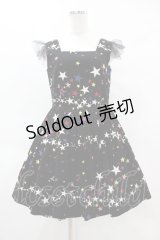 MILK / Twinkleドレス  ブラック×マルチ H-25-04-15-028-ML-OP-KB-ZT224