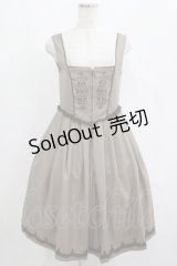 axes femme / アンティーク刺繍入りワンピース M ベージュ H-25-04-16-030-AX-OP-NS-ZH