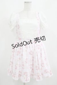 Princess Melody / マイメロディコラボワンピース Free ピンク H-25-04-16-033-EL-OP-NS-ZH