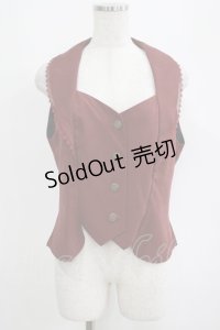Forest Wardrobe（海外ロリータブランド） / 薄霧森林ベスト L レトロレッド H-25-04-16-035-GO-TO-NS-ZH