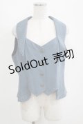 Forest Wardrobe（海外ロリータブランド） / 薄霧森林ベスト XL フォッグブルー H-25-04-16-036-GO-TO-NS-ZH