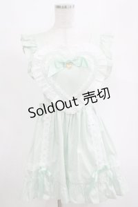 BABY,THE STARS SHINE BRIGHT / ハートエプロン Free ミント H-25-04-16-038-BA-OP-NS-ZH