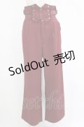 axes femme / コルセットベルトデザインパンツ M ワイン H-25-04-16-041-AX-PA-NS-ZH