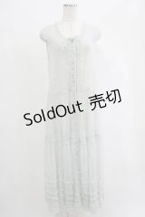 PINK HOUSE / ドットチュールワンピース Free サックス H-25-04-16-044-LO-OP-NS-ZH