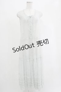 PINK HOUSE / ドットチュールワンピース Free サックス H-25-04-16-044-LO-OP-NS-ZH
