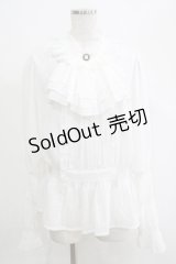 Forest Wardrobe（海外ロリータブランド） / 薄霧森林ブラウス XL オフ H-25-04-16-053-GO-BL-NS-ZH