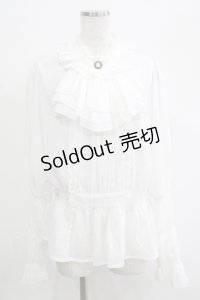Forest Wardrobe（海外ロリータブランド） / 薄霧森林ブラウス XL オフ H-25-04-16-053-GO-BL-NS-ZH