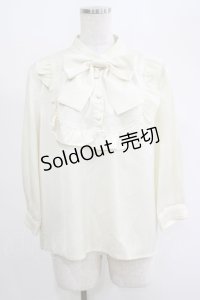 Forest Wardrobe（海外ロリータブランド） / 永遠のエコー 七分袖ブラウス XXL アイボリー H-25-04-16-054-GO-BL-NS-ZH