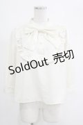Forest Wardrobe（海外ロリータブランド） / 永遠のエコー 七分袖ブラウス 2XL アイボリー H-25-04-16-057-GO-BL-NS-ZH