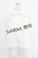 Forest Wardrobe（海外ロリータブランド） / 永遠のエコー 七分袖ブラウス 2XL アイボリー H-25-04-16-057-GO-BL-NS-ZH