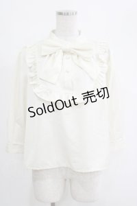 Forest Wardrobe（海外ロリータブランド） / 永遠のエコー 七分袖ブラウス 2XL アイボリー H-25-04-16-057-GO-BL-NS-ZH