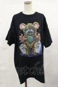 LAND by MILKBOY / ZOMBIE BEAR TEE  黒 H-25-04-16-1018-MB-TO-KB-ZH