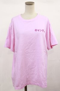 Candy Stripper / PEANUTS COMIC TEE 2 ピンク H-25-04-16-1019-PU-TO-KB-ZH