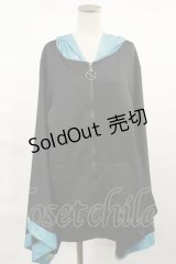 NieR Clothing / 着物風袖ZIPパーカー  黒 H-25-04-16-1030-PU-TO-KB-ZH
