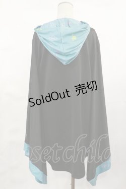 画像2: NieR Clothing / 着物風袖ZIPパーカー  黒 H-25-04-16-1030-PU-TO-KB-ZH