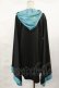画像2: NieR Clothing / 着物風袖ZIPパーカー  黒 H-25-04-16-1030-PU-TO-KB-ZH (2)