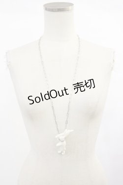画像2: MILKBOY / MAD KNIGHTネックレス  オフホワイト H-25-04-16-1033-MB-AC-KB-ZH