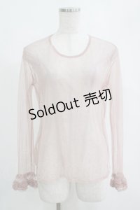 KANEKO ISAO / ドットチュールトップス Free ピンク H-25-04-16-059-EL-TO-NS-ZH