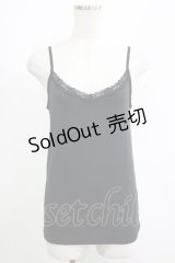 m petit by misako / TT*キャミソールmisako L ブラック H-25-04-16-062-LO-TO-NS-ZH