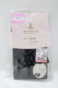 m petit by misako / AMNIタイツロゴ  ブラック H-25-04-16-065-LO-SH-NS-ZH