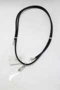 axes femme / スライド丸紐スマホストラップ  ブラック H-25-04-16-066-AX-ZA-NS-ZH