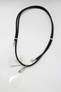 axes femme / スライド丸紐スマホストラップ  ブラック H-25-04-16-066-AX-ZA-NS-ZH